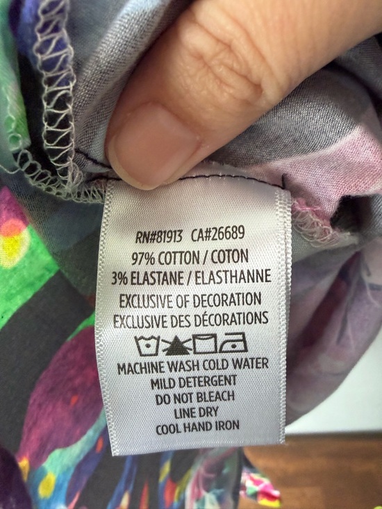 Robert Graham colorful abstract floral short sleeve button down top Men’s 1XL - Picture 6 of 7